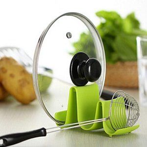 Spoon Rack Pot Pan Lid Rack Holder or the Kitchen